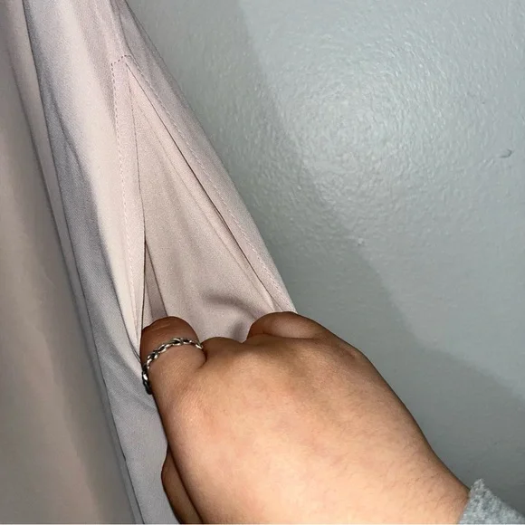 Birdy Grey size medium bridesmaid taupe light pink dress - Picture 8 of 11